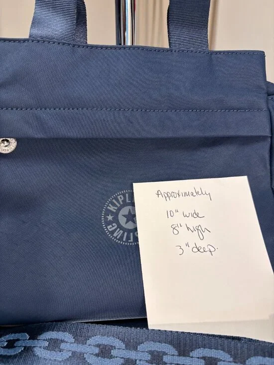 Kipling Endless Blue F24 Women's Versatile Medium Shoulder, Crossbody Bag - Picture 8 of 8